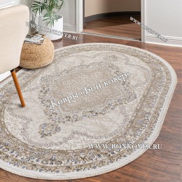 Турецкий Ковер Для Гостиной Медальон Дизайн 02 Овал
